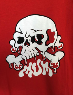 MUM Dripping Skull T-Shirt