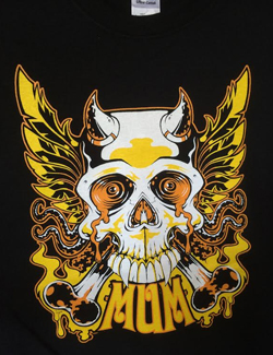 MUM Fire Skull T-Shirt