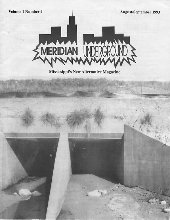 Cover of Meridian Underground magazine, Volume 1 Number 4, August/September 1993